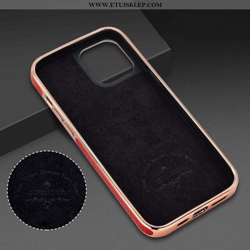 Etui do iPhone 14 Plus Efekt Skóry Liczi Vietao